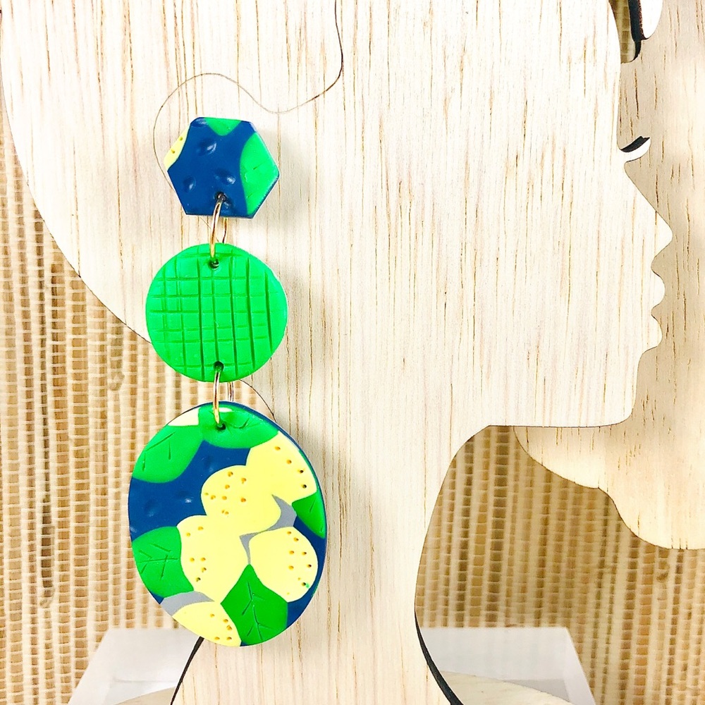 “Life Gives You Lemons” Polymer Clay Earrings